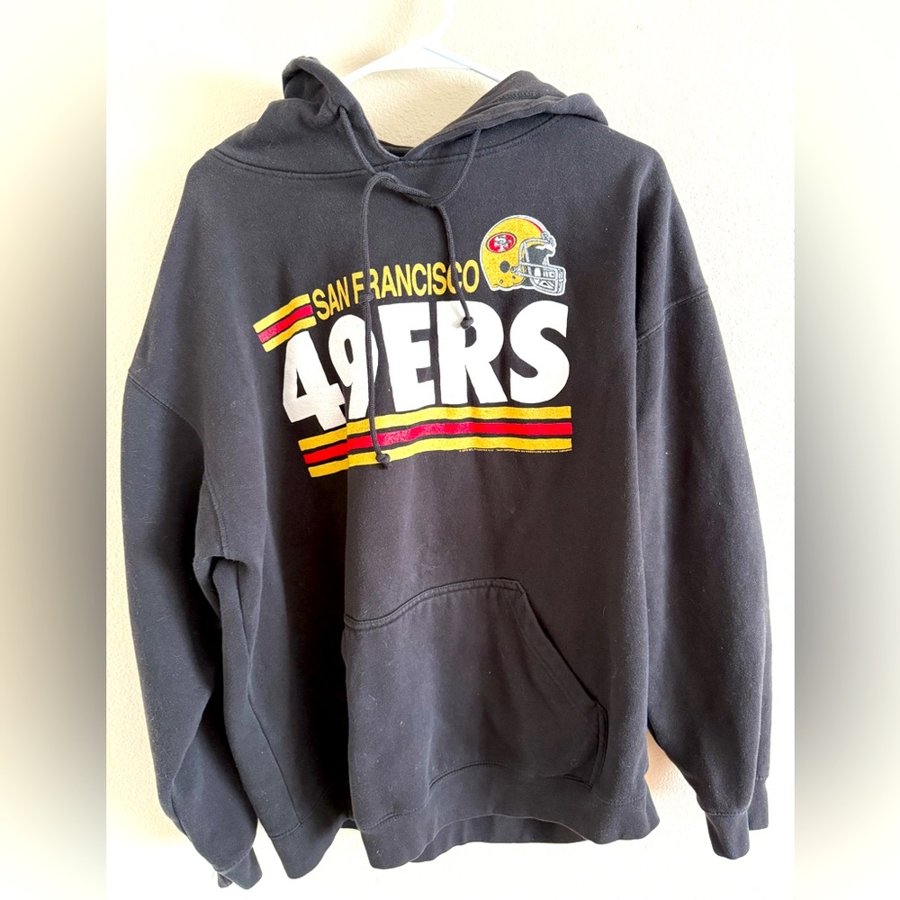 Junk Food Women’s San Francisco 49ers Black Hoodie size XXL Football Rice‎ Purdy